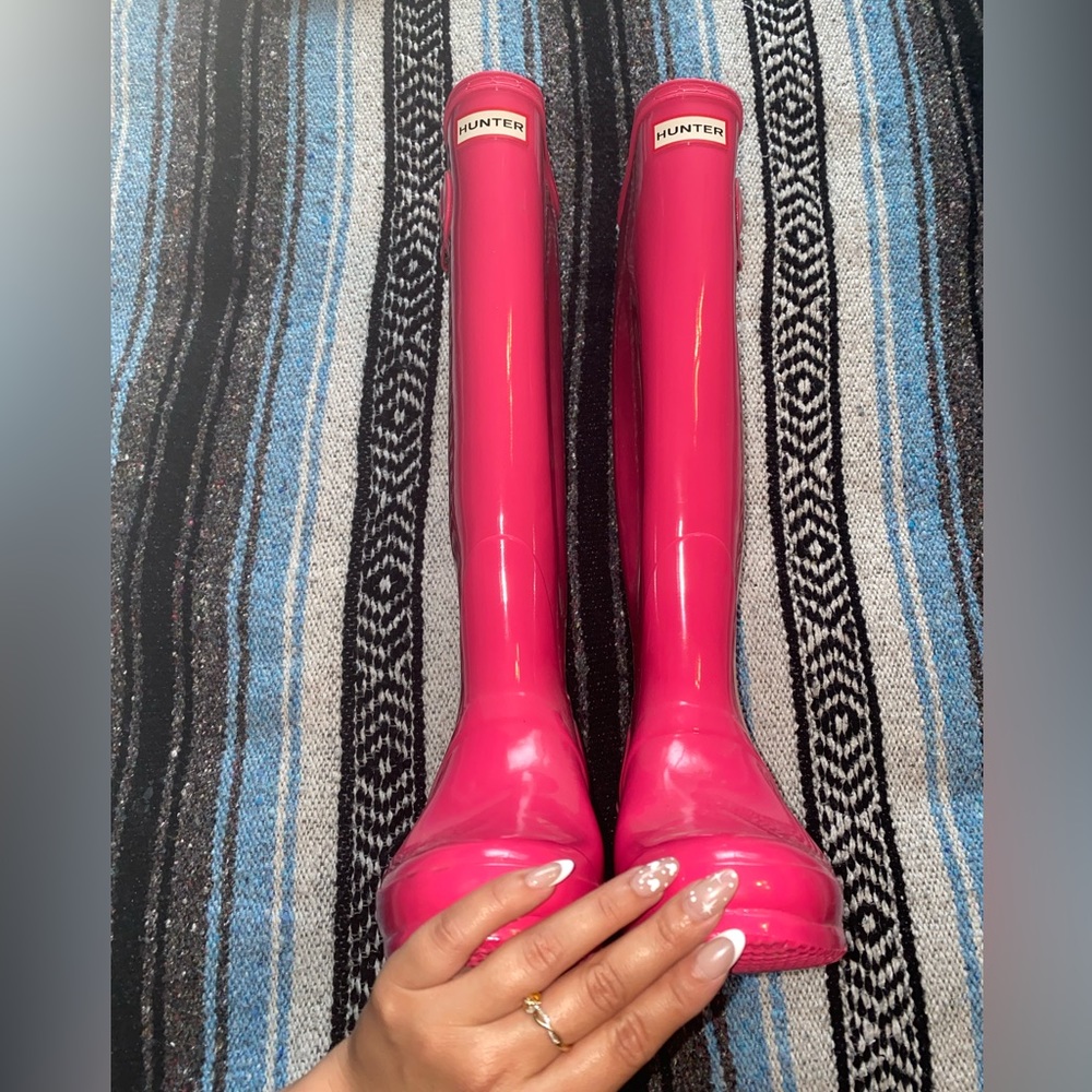 Hunter Boots - hot pink